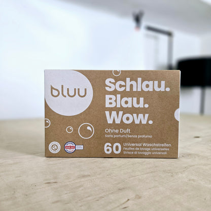 60 bluu Universal Waschstreifen - ohne Duft
