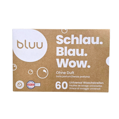60 bluu Universal Waschstreifen - ohne Duft